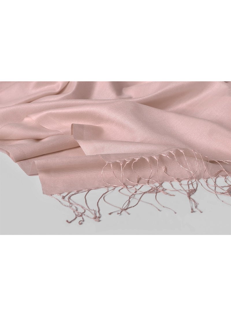 Kroren Brand Silk Look Shawl - Dark Powder Color  - Image 1