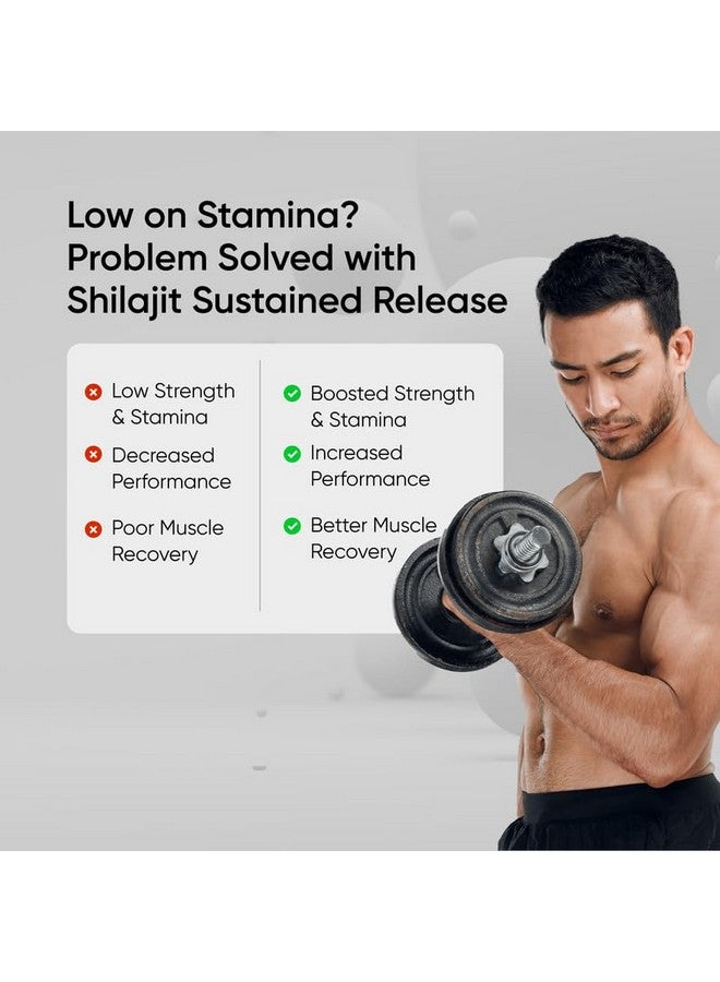 Panchamrit كبسولات بانشامريت هيمالايا شيلجيت للإفراج المستمر 500 ملغ مع جرمين®، 75% حمض فلفيك، 2.5x أكثر شيلجيت، 80+ معادن نادرة | شيلجيت للرجال | يعزز الطاقة، التحمل، التستوستيرون | 60 كبسولة - Image 4