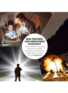 Y&D 4 Pack USB Rechargeable Flashlight with 3 Modes, Bright LED Handheld COB Side Lights, Portable Flashlights for Camping, Hiking, Emergency, and Daily Use  - Image 5