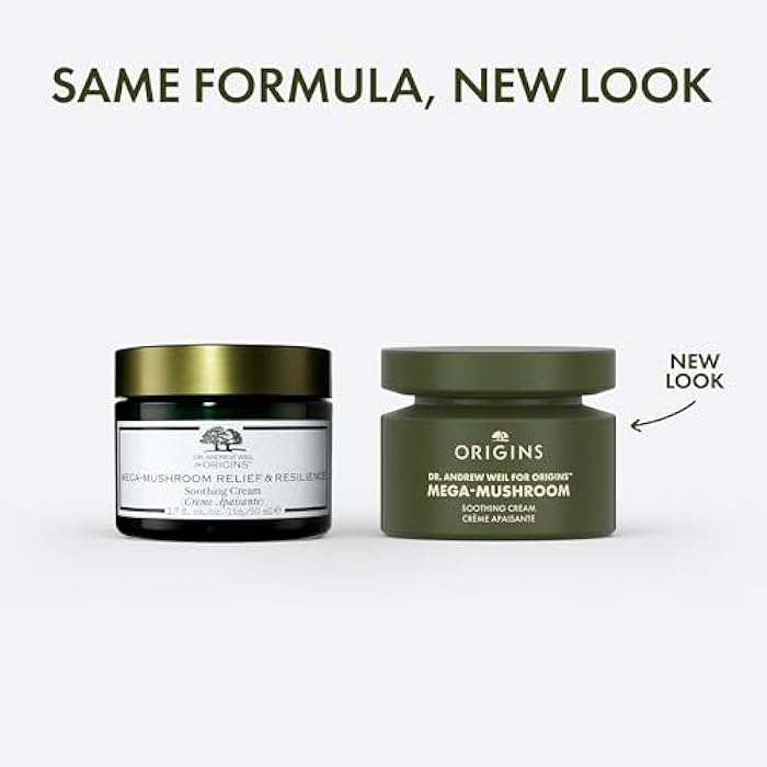 Origins Mega-Mushroom Soothing Cream | Visibly Soothes Skin | With Reishi Mushroom, 1.7 Fl Oz - Image 2