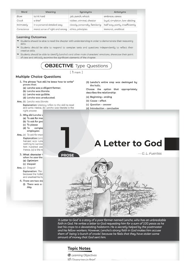 null - Educart CBSE Class 10 ENGLISH Language and Literature Question Bank 2023-24 (NCERT based reference book 2024) - Image 1