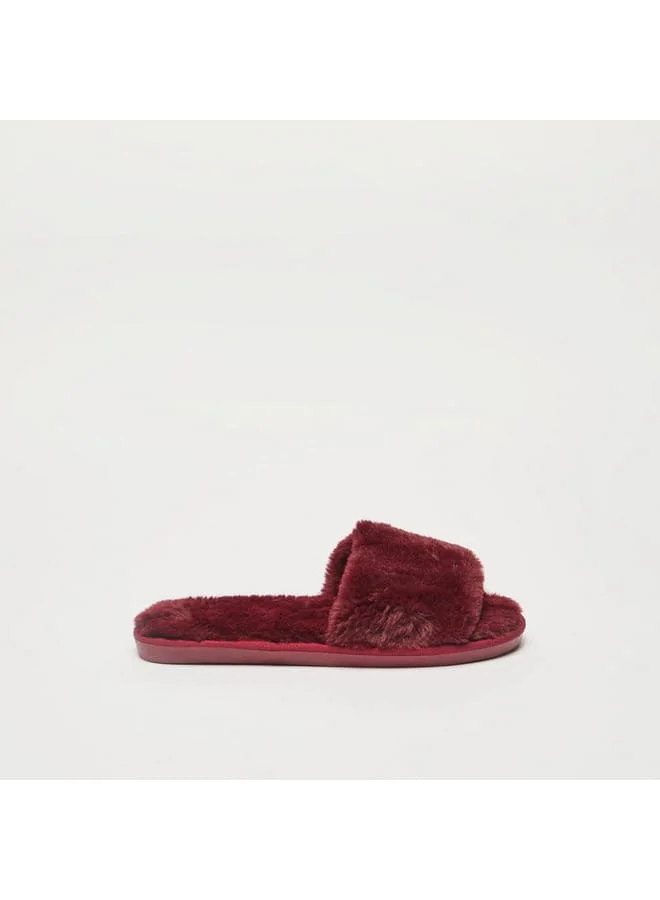 سبلاش فيڤ Plush Slip-On Bedroom Slippers
