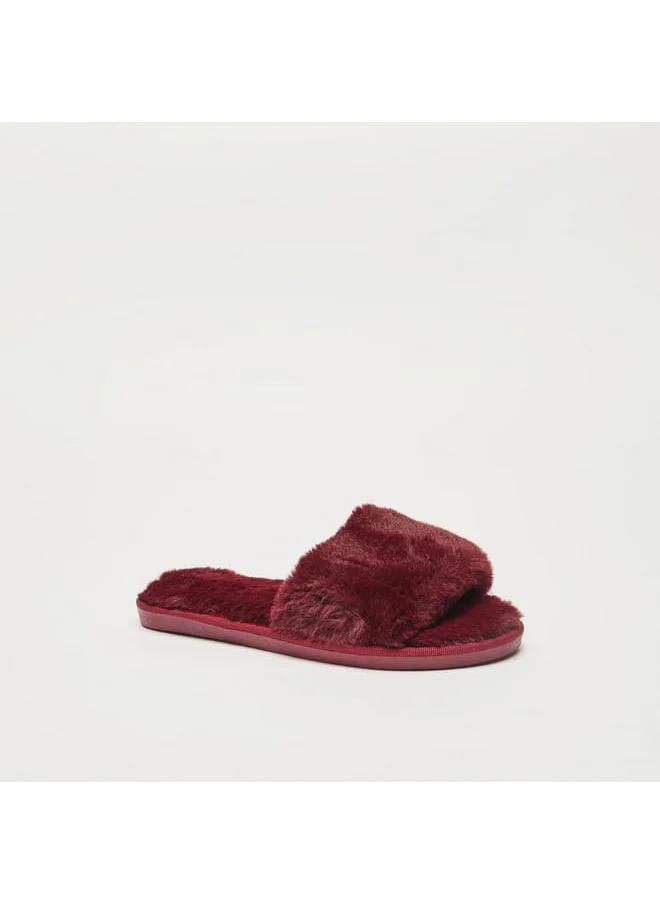 سبلاش فيڤ Plush Slip-On Bedroom Slippers
