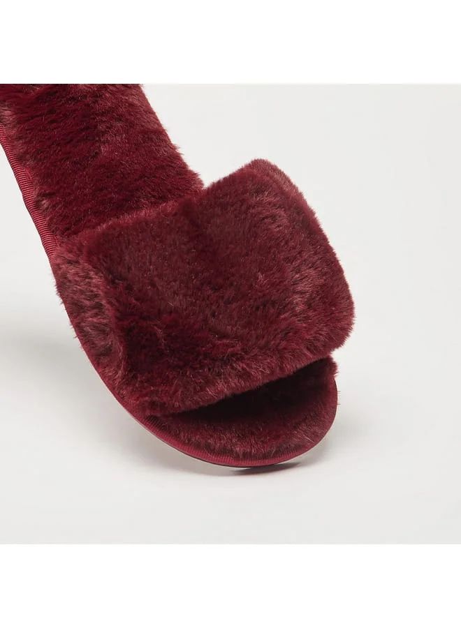 سبلاش فيڤ Plush Slip-On Bedroom Slippers
