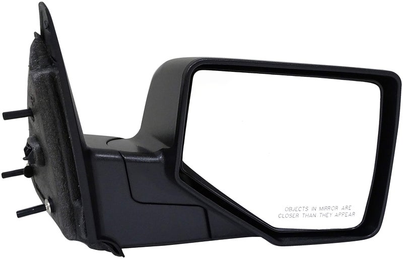 Dorman 955-837 Passenger Side Manual Door Mirror - Folding Compatible with Select Ford Models, Black - Image 2