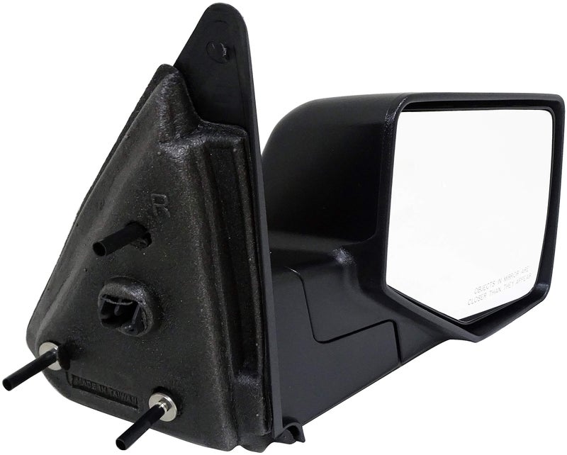 Dorman 955-837 Passenger Side Manual Door Mirror - Folding Compatible with Select Ford Models, Black - Image 1