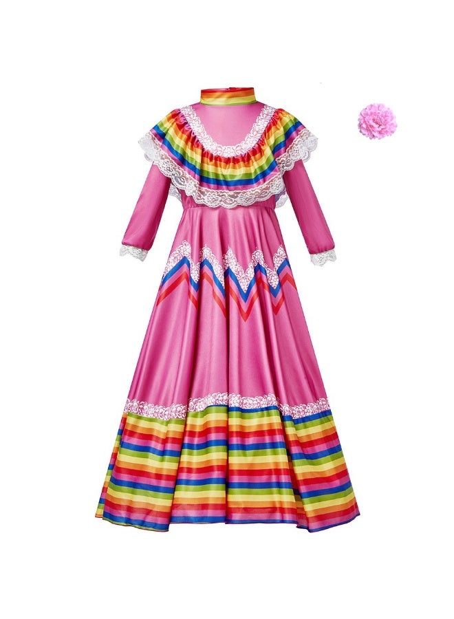 NIBEMINENT A best-selling five-color large-hemmed dress for stage performance - Image 1