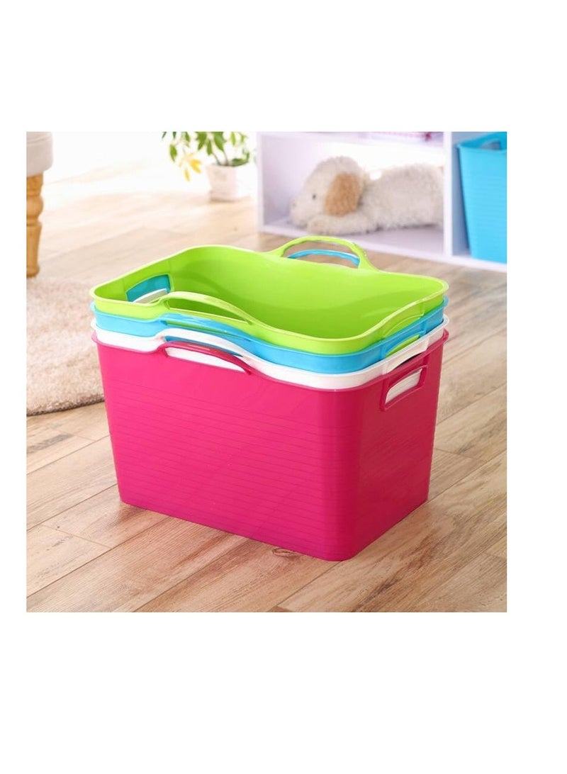 OM Multipurpose Laundry Basket - Durable and Lightweight (Green) - Image 3