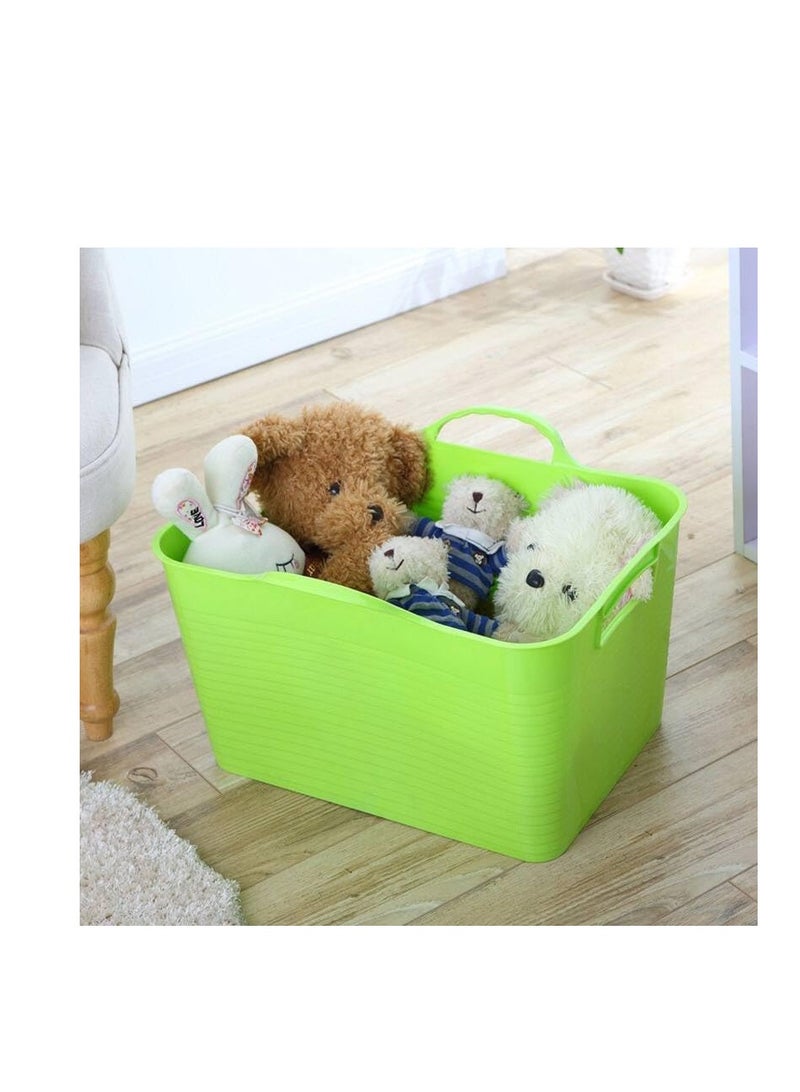 OM Multipurpose Laundry Basket - Durable and Lightweight (Green) - Image 4
