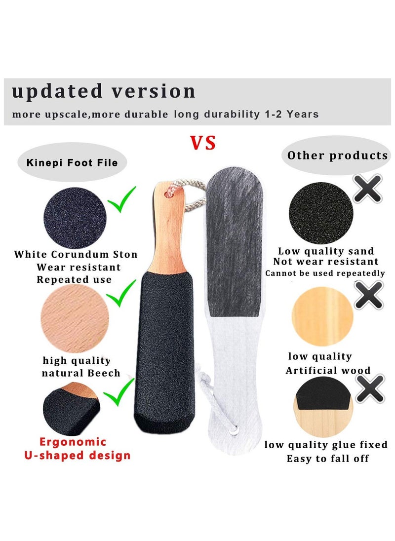BONITO 2PCS Foot File Callus Remover Foot Scrubber,Professional Pedicure Foot Rasp Removes Cracked Heels,Dead,Hard Skin  - Image 4
