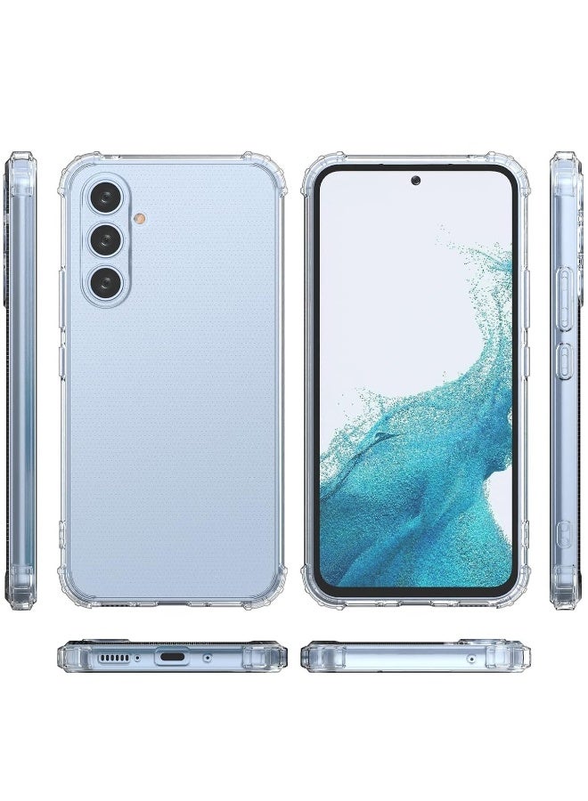 دوسالا حافظة شفافة من TPU الناعمة لسامسونج جالكسي A55 5G، حافظة حماية خلفية شفافة، تمتص الصدمات، زوايا معززة لجهاز سامسونج جالكسي A55 5G - Image 5