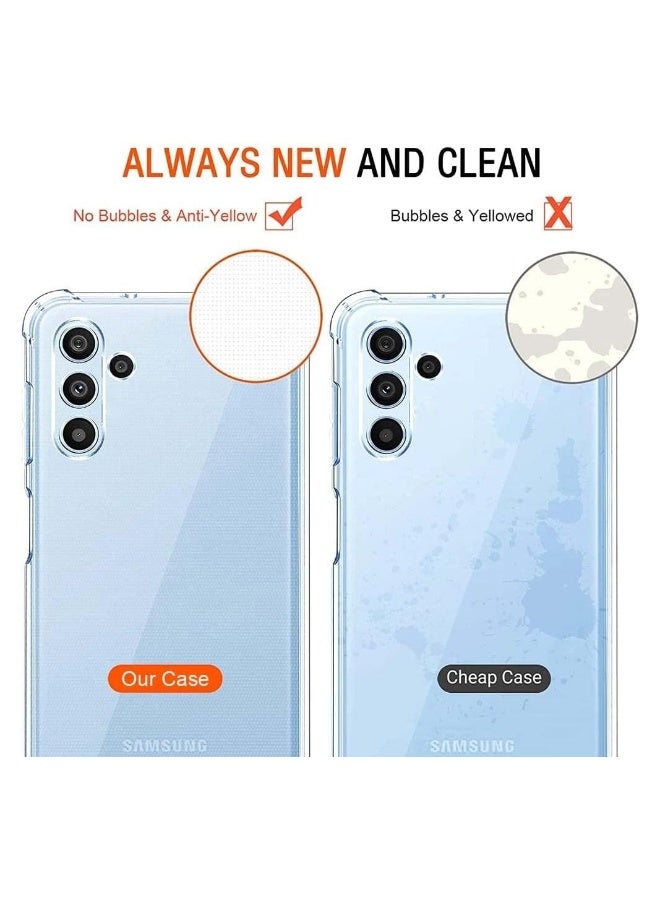 دوسالا حافظة شفافة من TPU الناعمة لسامسونج جالكسي A55 5G، حافظة حماية خلفية شفافة، تمتص الصدمات، زوايا معززة لجهاز سامسونج جالكسي A55 5G - Image 3