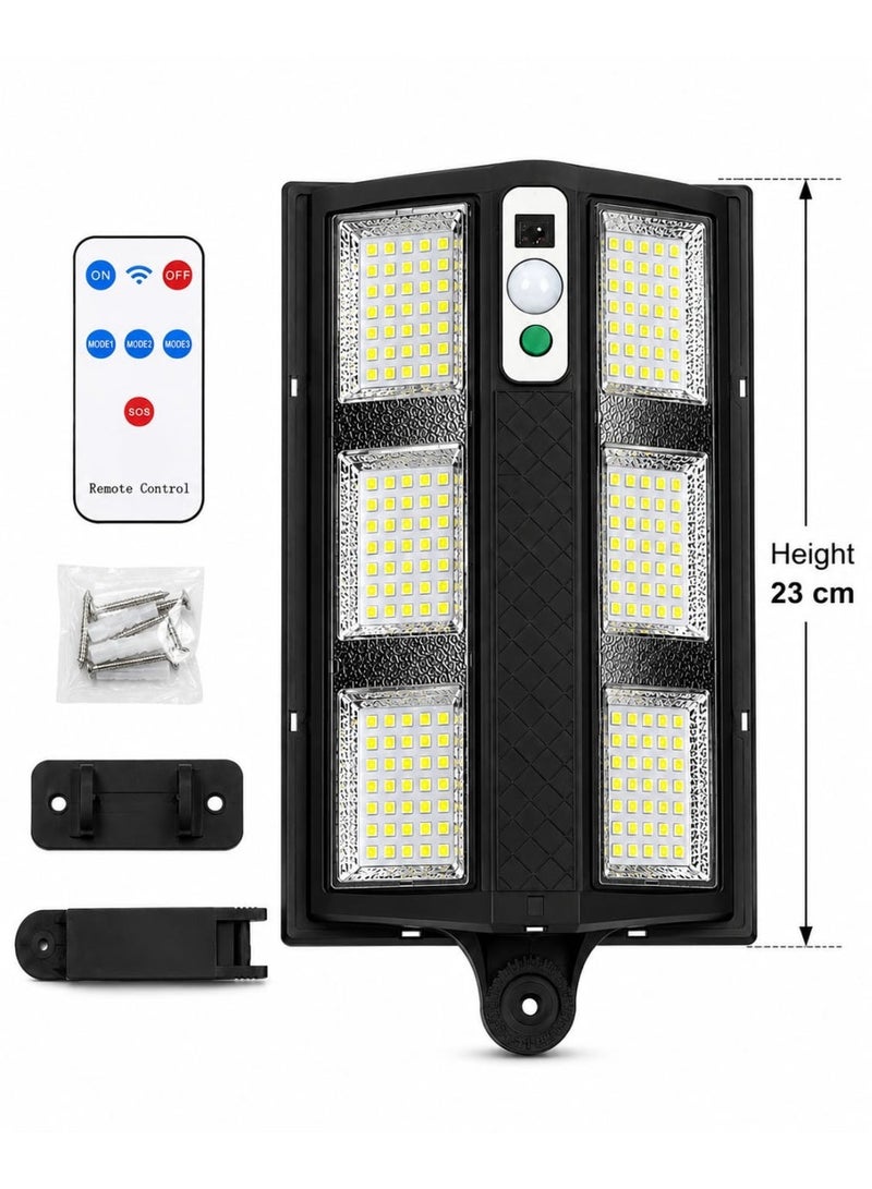 "Solar Light –  Waterproof Outdoor Street Lamp with Remote Control, Motion Sensor & Energy-Saving LED for Home & Garden" White - Image 2