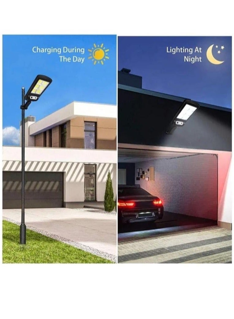 "Solar Light –  Waterproof Outdoor Street Lamp with Remote Control, Motion Sensor & Energy-Saving LED for Home & Garden" White - Image 5