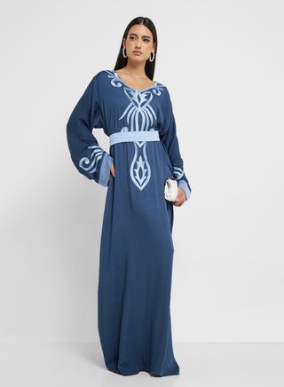 Crew Neck Printed Abaya - pzsku/Z231441D116165AEAA4D0Z/45/1746439565/e80582bb-6c84-4d4d-83c2-2f09d0d2e42c