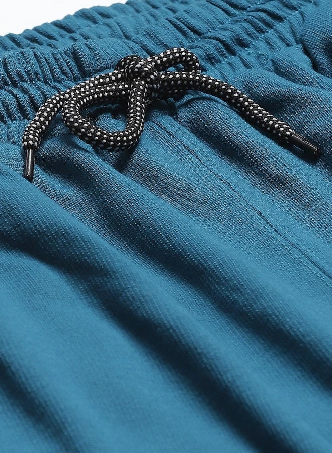 Hubberholme Turquoise Track Pants For Women - Image 3