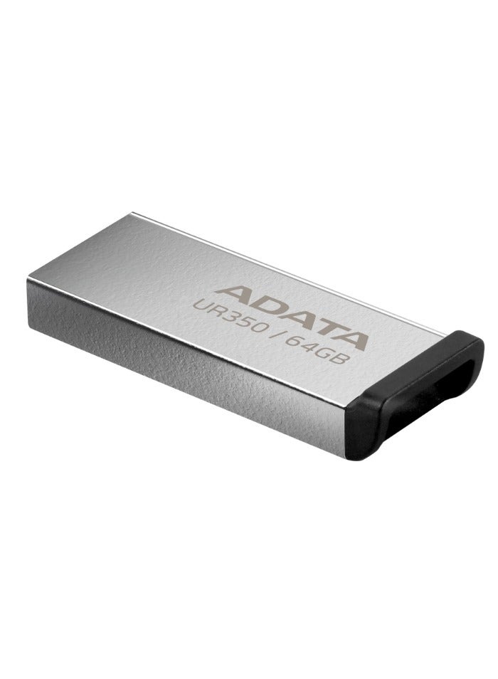 ADATA UR350 64GB USB 3.2 (USB 5Gbps) Flash Drive | Metal | Ultrafast Data Transfer and Lightweight | Black - Image 5