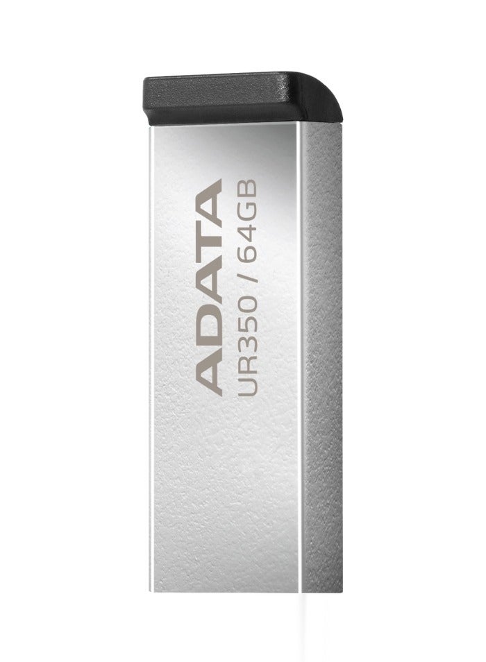 ADATA UR350 64GB USB 3.2 (USB 5Gbps) Flash Drive | Metal | Ultrafast Data Transfer and Lightweight | Black - Image 3