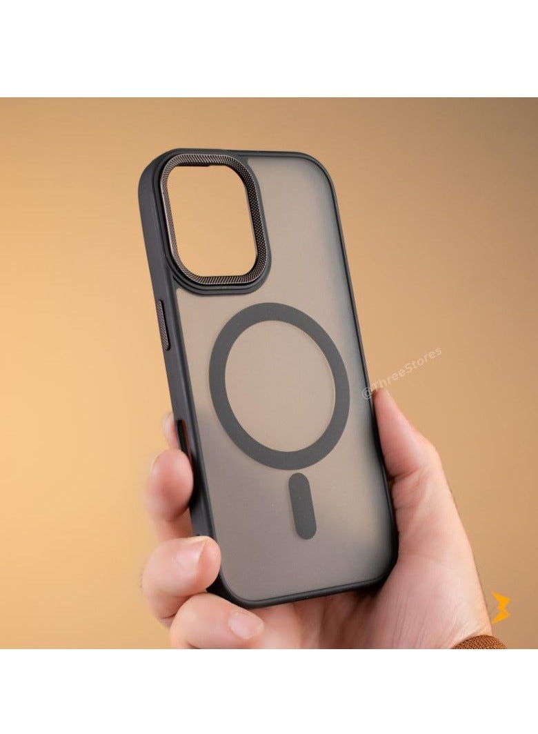 Case for iPhone 15 Pro Max Case Magnetic Translucent Matte Phone Cases [Compatible with MagSafe] Thin Slim Fit Shockproof Bumper Hard Protective Cover... - Image 1