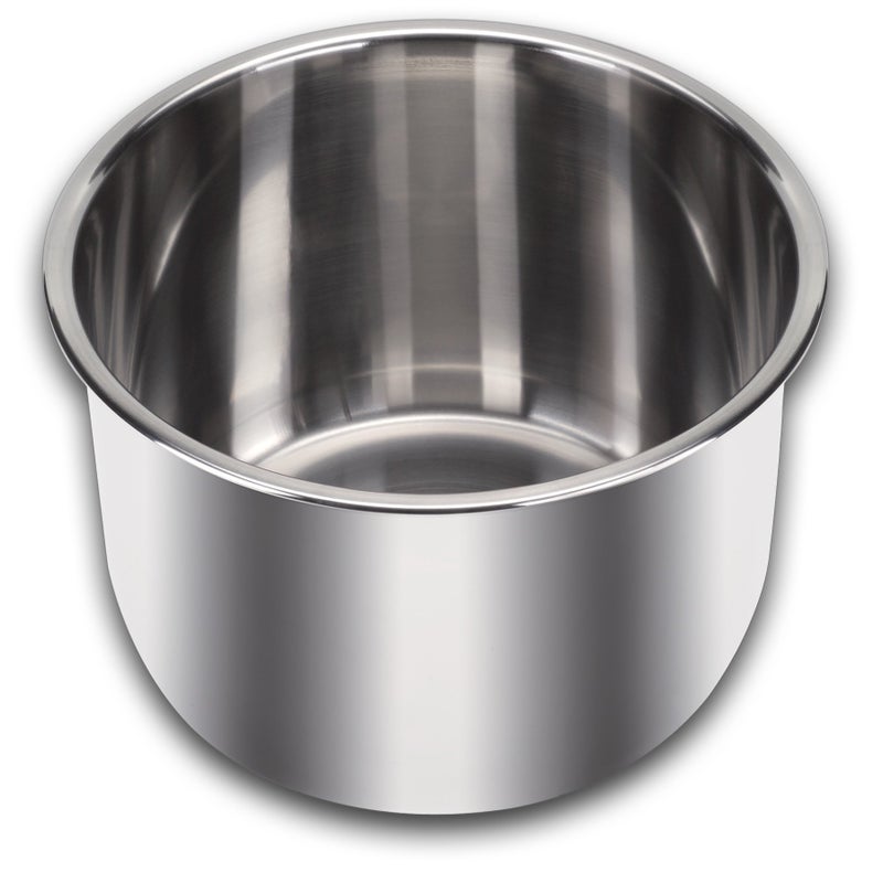 Instant Pot وعاء طهي داخلي من الفولاذ المقاوم للصدأ Instant Pot مصغر 3-Qt، سطح مصقول، طباخ أرز، وعاء طهي من الفولاذ المقاوم للصدأ - Image 3