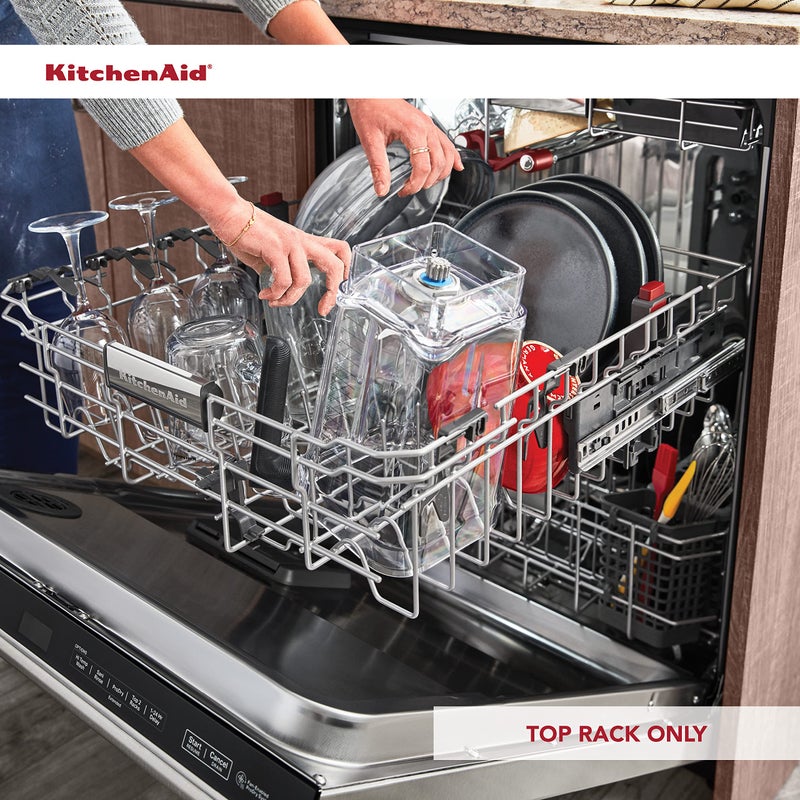 KitchenAid Gourmet Forged Stainless Steel Serrated Utility Knife with Custom-Fit Blade Cover, 5.5-inch, Sharp Kitchen Knife, Brushed Stainless Steel Handle - Image 5