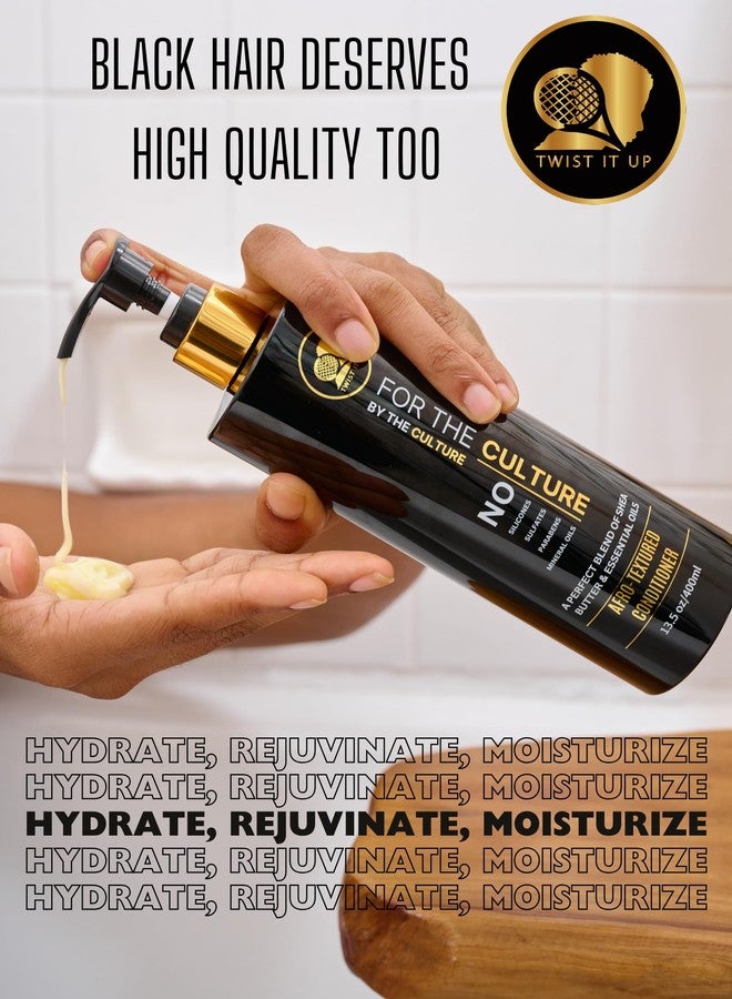 Twist It Up Hair Conditioner with 20 Natural Ingredients, Sulfate Free Conditioner for Curly or Afro-textured Hair, 13.5 Fl Oz - Image 4