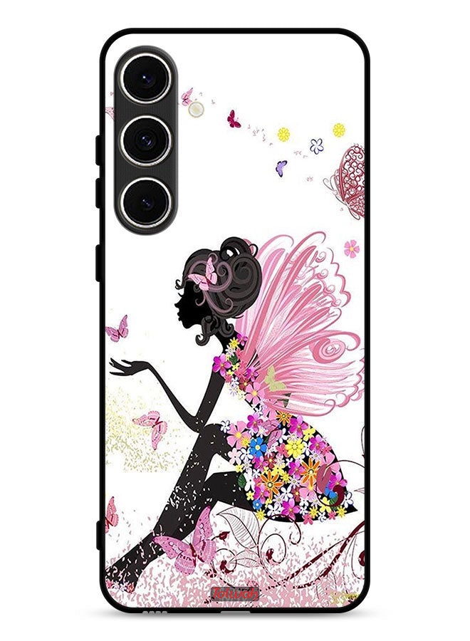 Tolwak Samsung Galaxy S24 FE 5G Protective Case Cover Butterfly Girl Artwork - Image 1