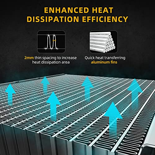 DWVO Radiator Complete Radiator Compatible with 2006-2010 Jeep Commander 2005-2010 Grand Cherokee 3.0L 3.7L V6 4.7L 6.1L V8 - Image 4