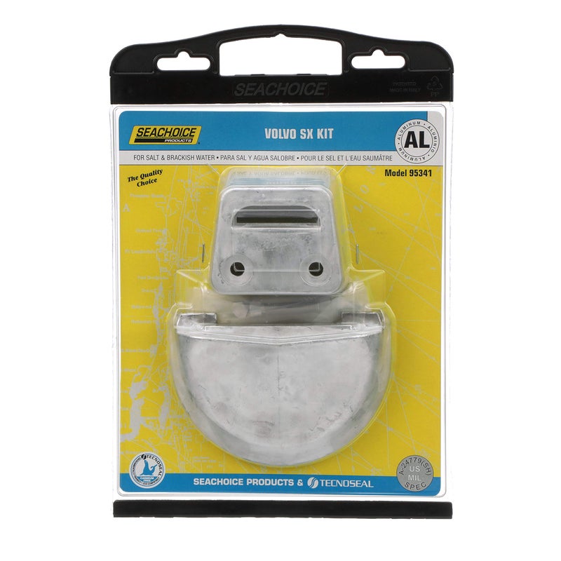 Seachoice Anode Kit, Volvo/OMC SX Engines, Aluminum, Cadmium-Free, Environmentally Friendly - Image 2