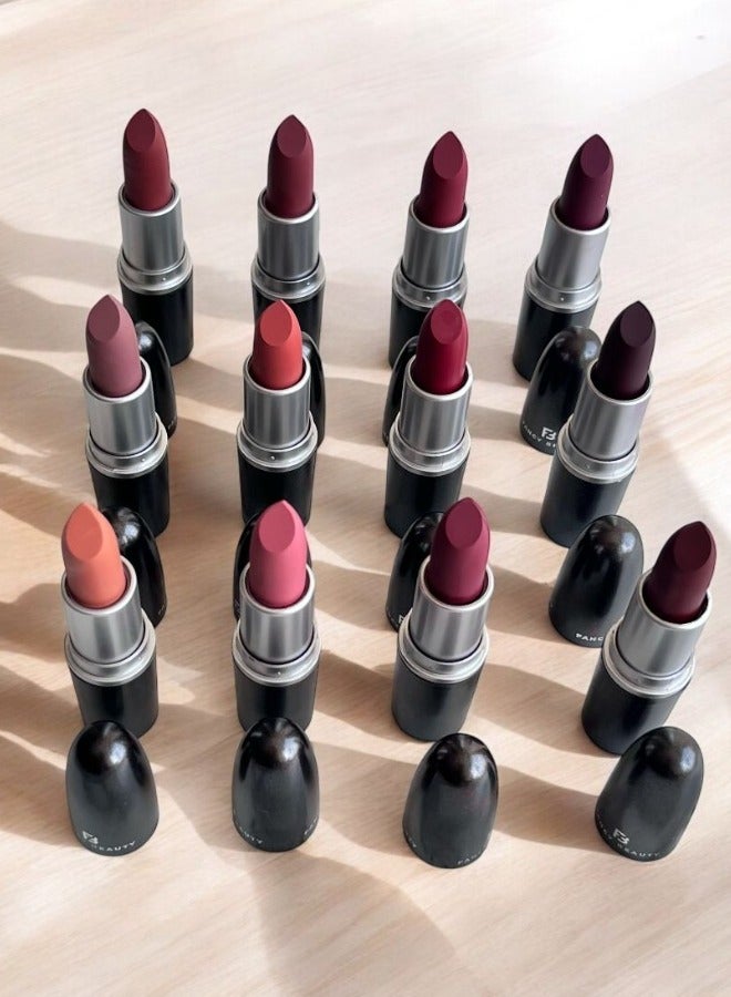 Fancy Beauties Creamy Lipstick - 12 Luxurious Shades for Lasting Beauty - Image 1