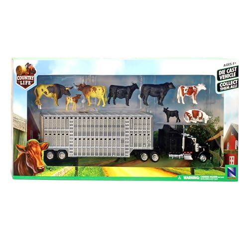 NewRay New Ray 1:43 Livestock Playset, Blue - Image 2