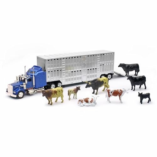 NewRay New Ray 1:43 Livestock Playset, Blue - Image 1