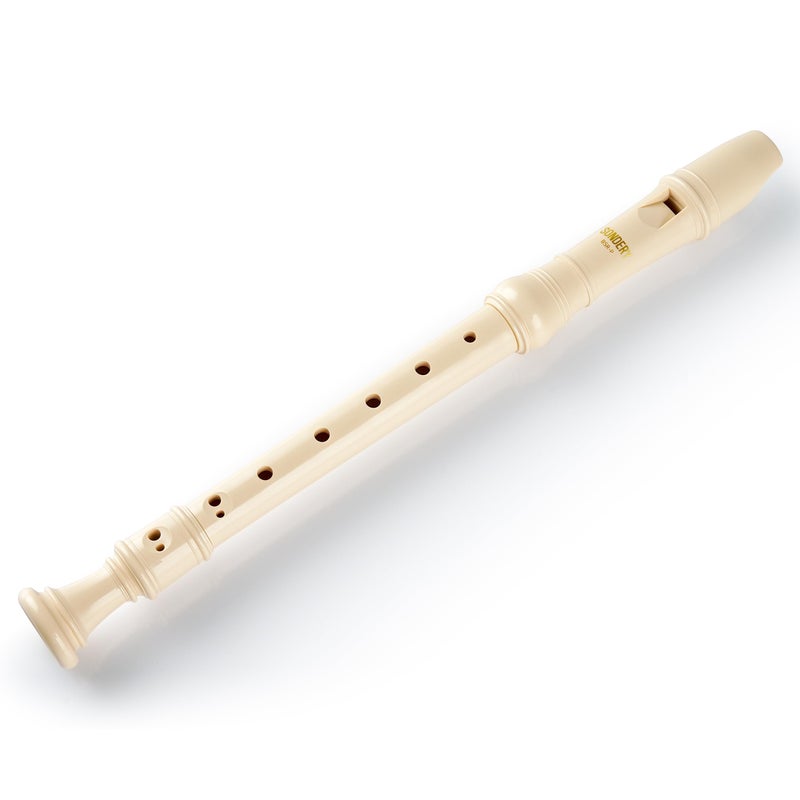 Sondery Soprano Recorder Baroque Fingering Professional Instrument for Advanced Players Rich Full Tone Premium ABS Material Includes Fingering Chart Protective Pouch - Image 1