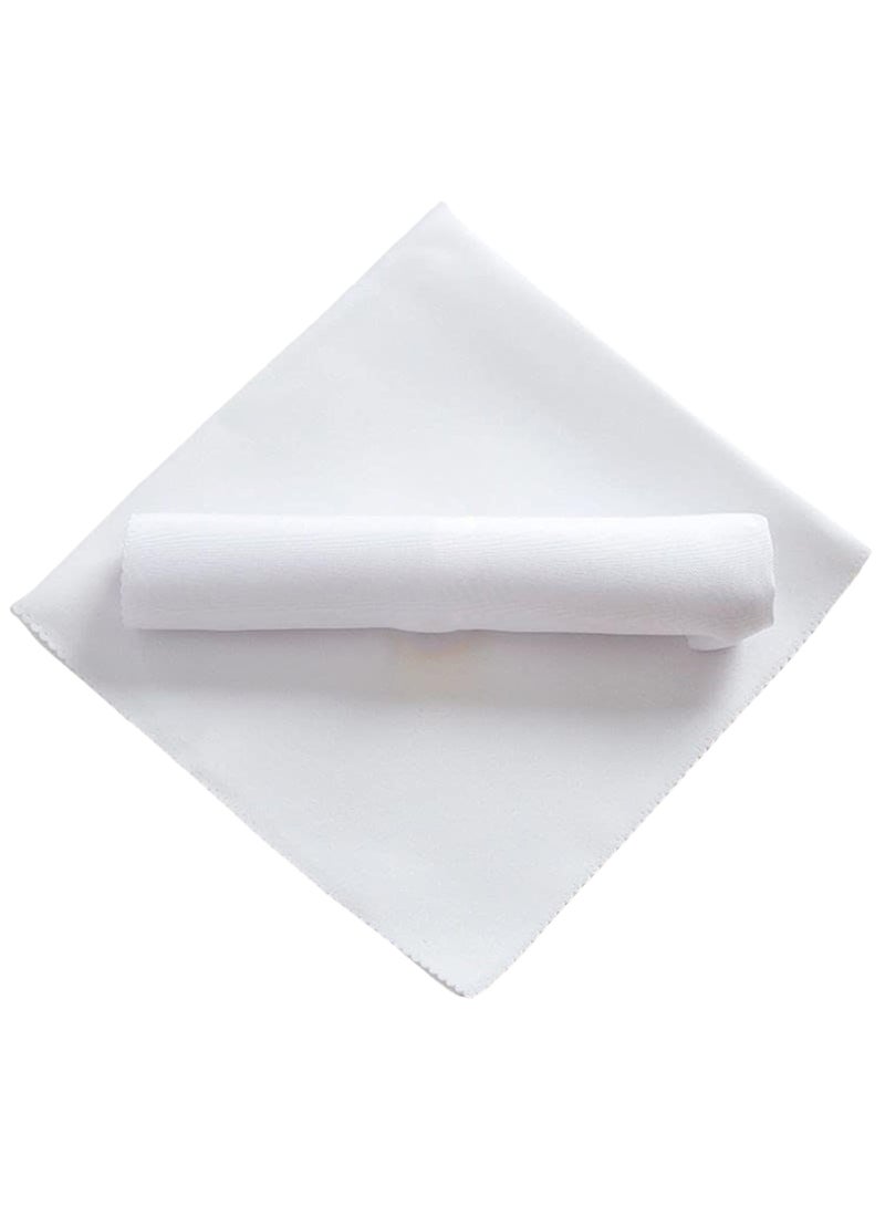 10 Pcs Napkins Cloth-Table Napkin White Dinner Cloth Napkins Dinner Napkins Durable Hotel Quality Table Cloth,Dining Decoration for Home,Wedding,Hotel - Image 2