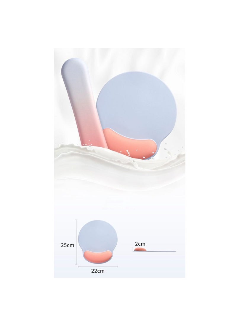 3D Wrist Rest Mouse Pad Keyboard Pad Set Ergonomic Cushion Gaming Mice Mat Office Home PC Laptop Desktop Hand Support Mousepad - Image 1