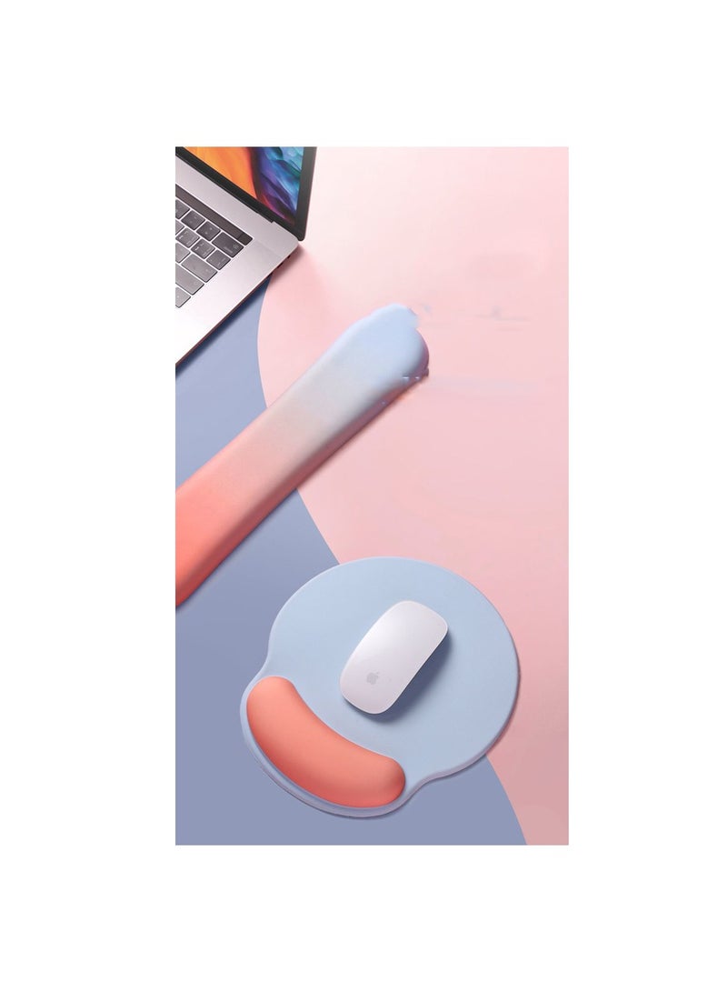 3D Wrist Rest Mouse Pad Keyboard Pad Set Ergonomic Cushion Gaming Mice Mat Office Home PC Laptop Desktop Hand Support Mousepad - Image 5