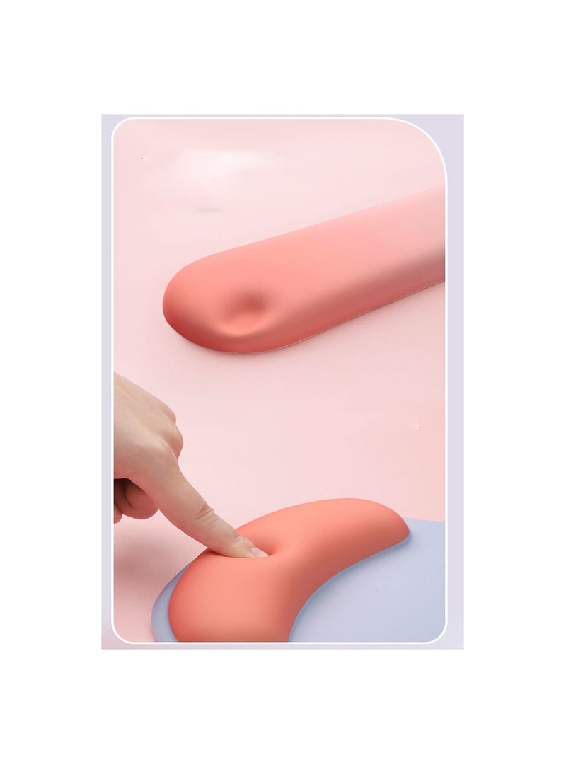 3D Wrist Rest Mouse Pad Keyboard Pad Set Ergonomic Cushion Gaming Mice Mat Office Home PC Laptop Desktop Hand Support Mousepad - Image 3