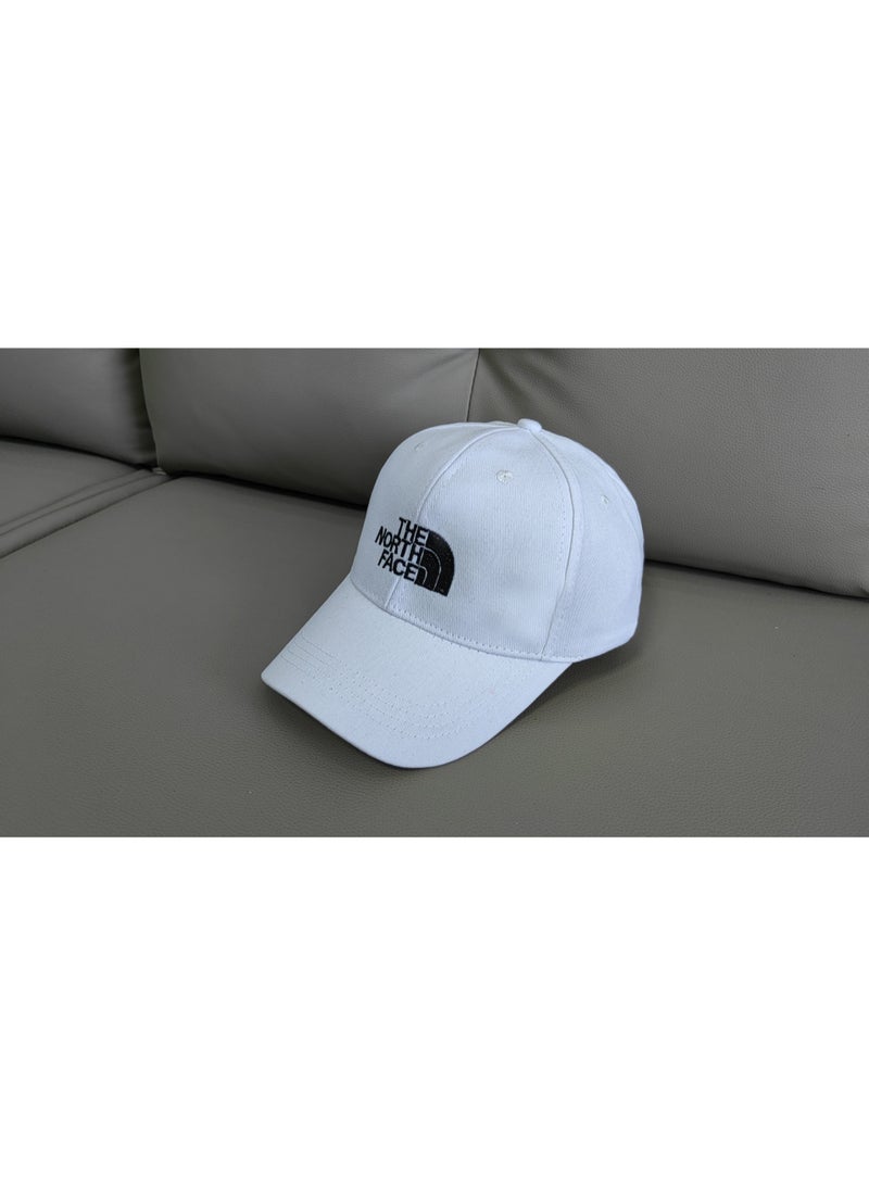 THE NORTH FACE Trendy The North Face White Cap - Comfortable Fabric Outdoor & Streetwear Accessory 606Size