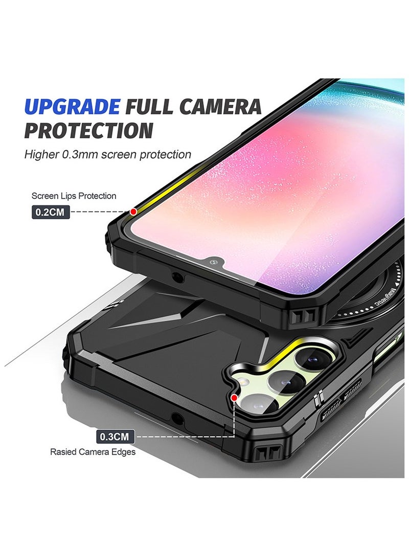 general Protective Case for Samsung Galaxy A35, Enhanced Magnetic Mount - Car Mount Compatible, Military Grade Shockproof Case - Image 5
