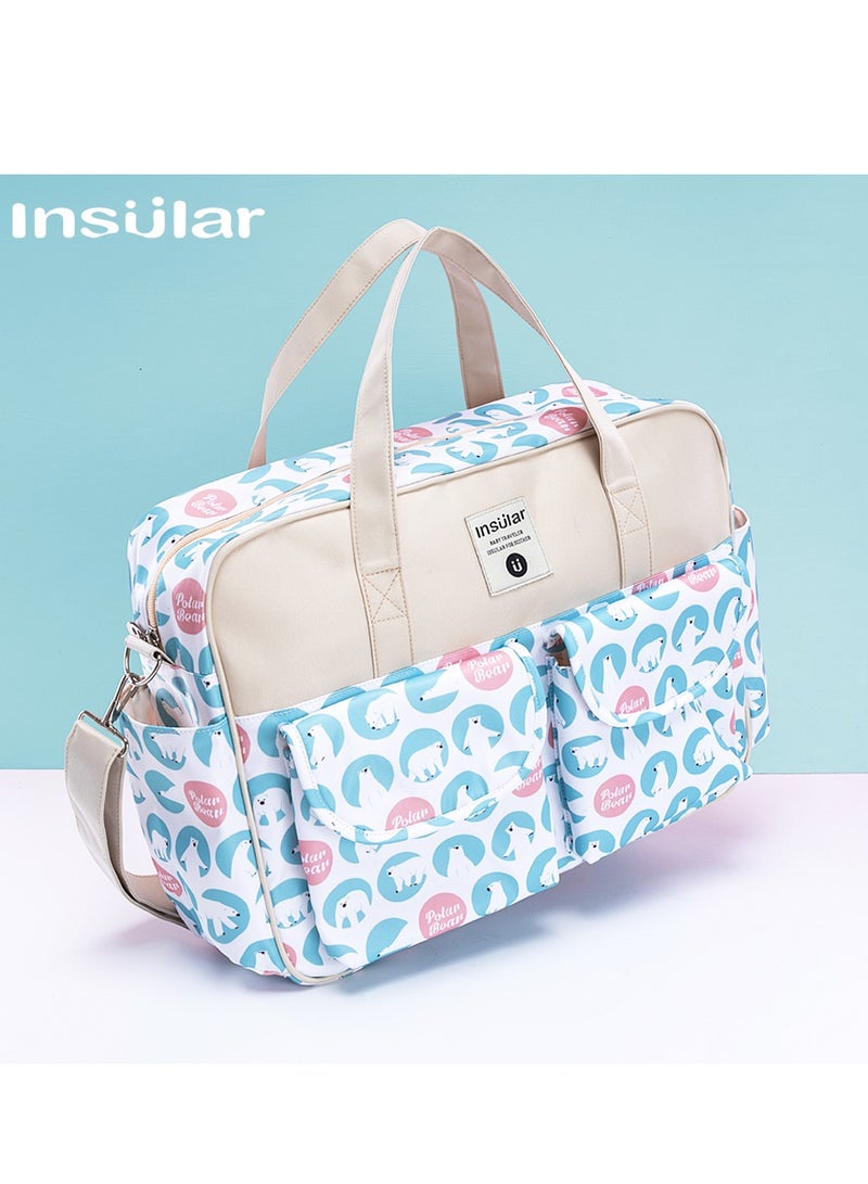 انسولار متعددة الوظائف الطباعة الحيوانية السفر نابي حقيبة ، بما في ذلك مواد ذات جودة عالية لوازم الطفل - Image 2