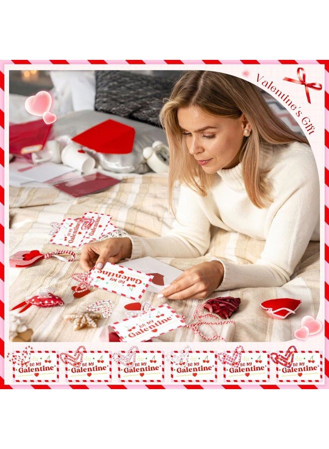 Tinlade 12 Pcs Galentines Day Gift Jumbo Heart Shape Paper Clips Bookmarks with Be My Galentine Cards Valentine's Gift Decorative Love Paper Clips for Women Besties Bachelorette Wedding Party Favor - Image 3
