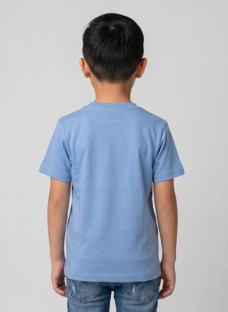 بيبي كلو Boys Cool Robot Blue T-Shirt