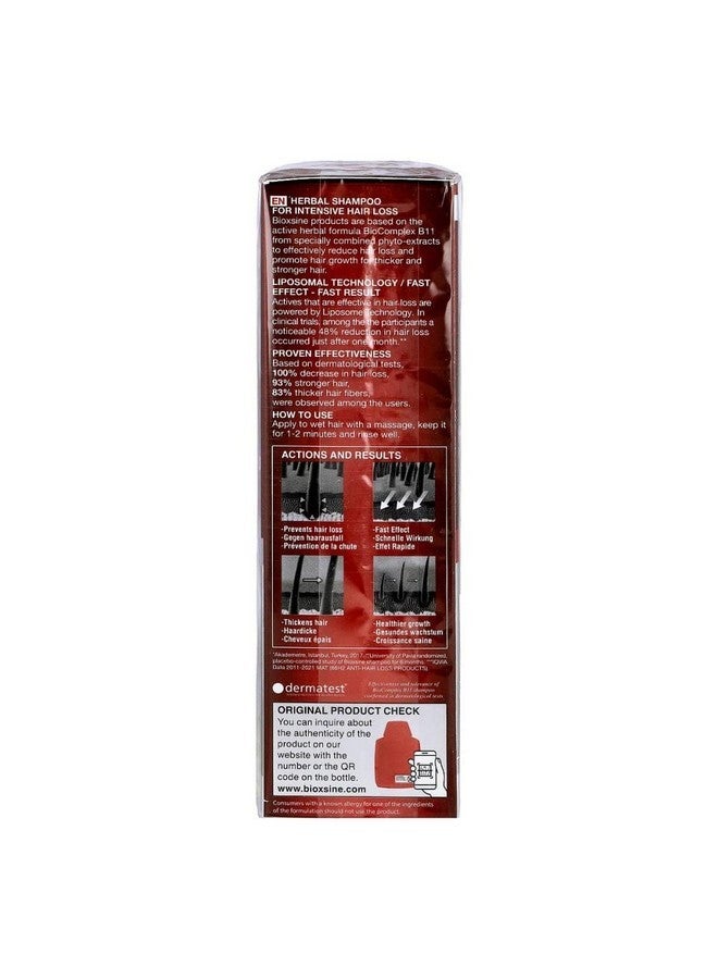 Bioxsine B'IOTA Laboratories Ltd Bioxsine Forte Herbal Shampoo For Intensive Hair Loss 300M - Image 3