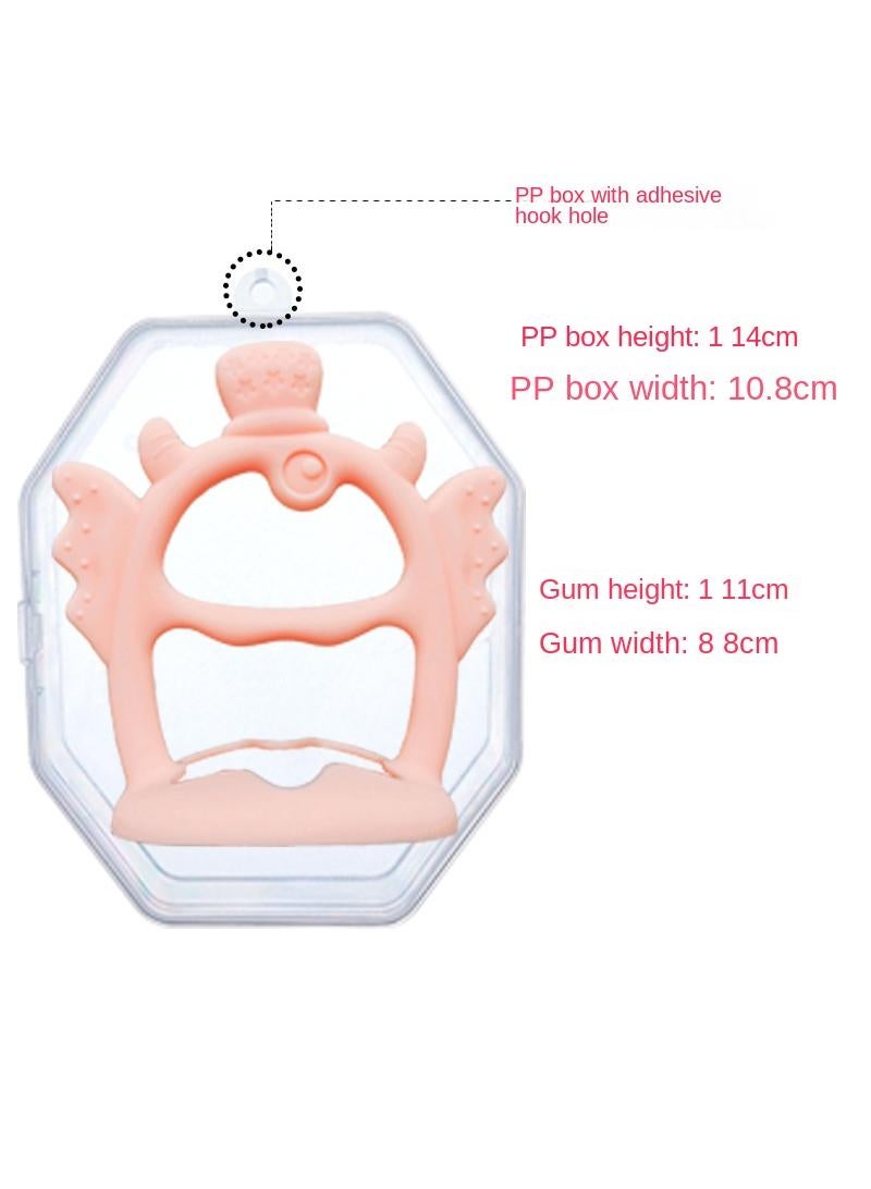 general New Three-dimensional Tooth Gum Baby Cartoon Chewing Gum Toy Baby Teething Toy Cartoon Silicone Wrist Tooth Gum - Image 5