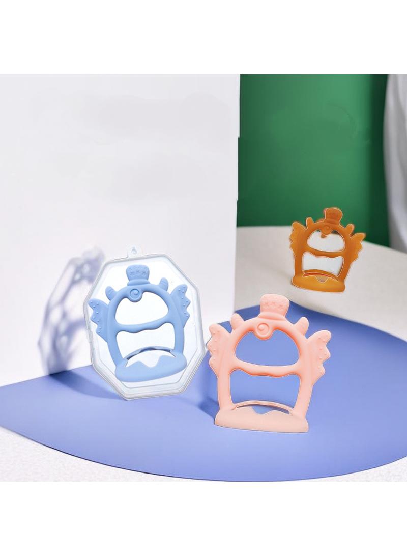 general New Three-dimensional Tooth Gum Baby Cartoon Chewing Gum Toy Baby Teething Toy Cartoon Silicone Wrist Tooth Gum - Image 4