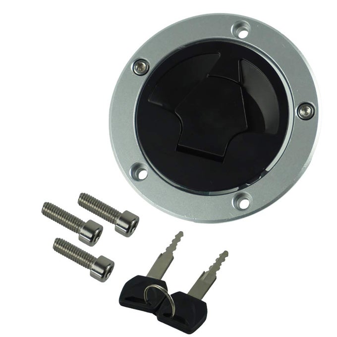 Fuel Gas Tank Cap Cover Keys Compatible For Kawasaki Ninja Zx600 Zx636 Zx10R Zx14R Abs 20072015