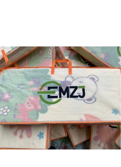 EMZJ 200 x 180 x 1 cm Baby Crawling Play Floor mat Foam Non-Toxic Foldable Reversible Playing Mat  - Image 5