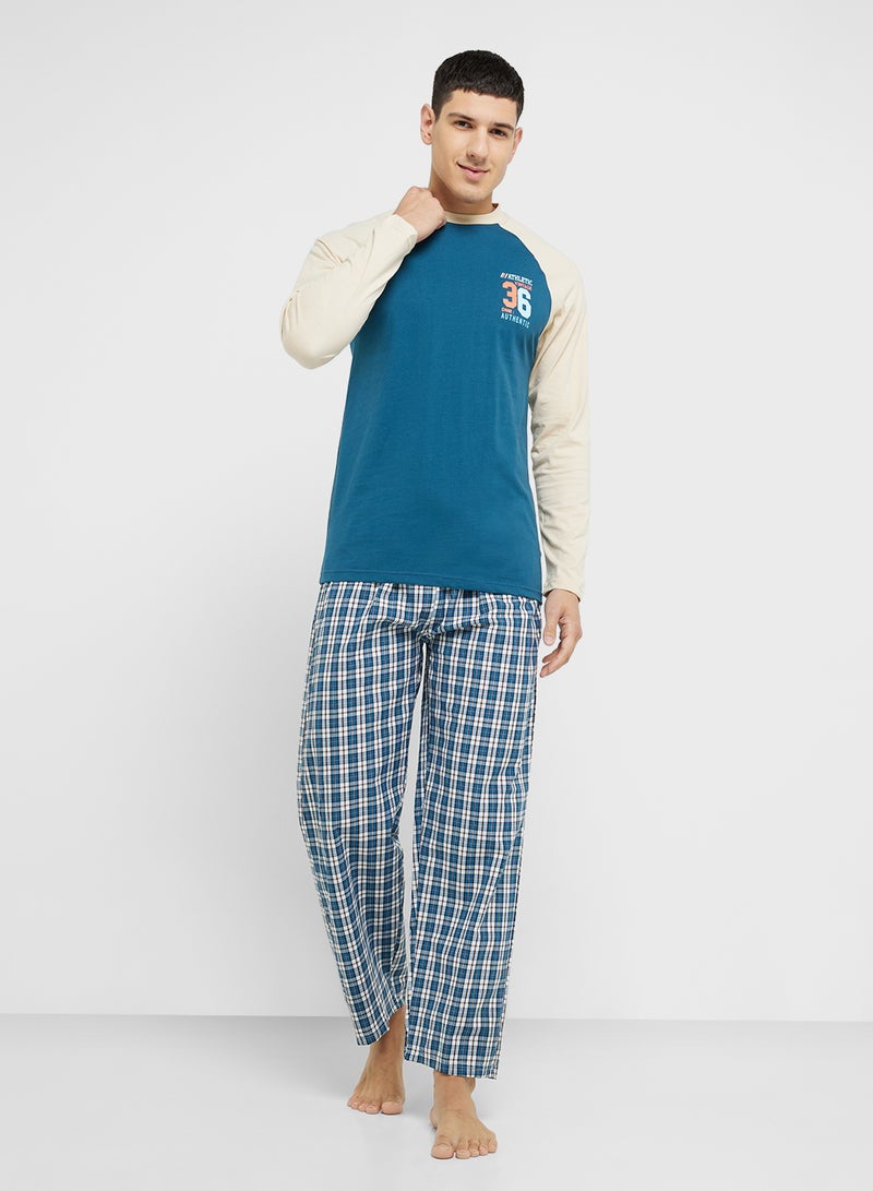 Robert Wood Nightwear T-Shirt & Pants Sets  - Image 1