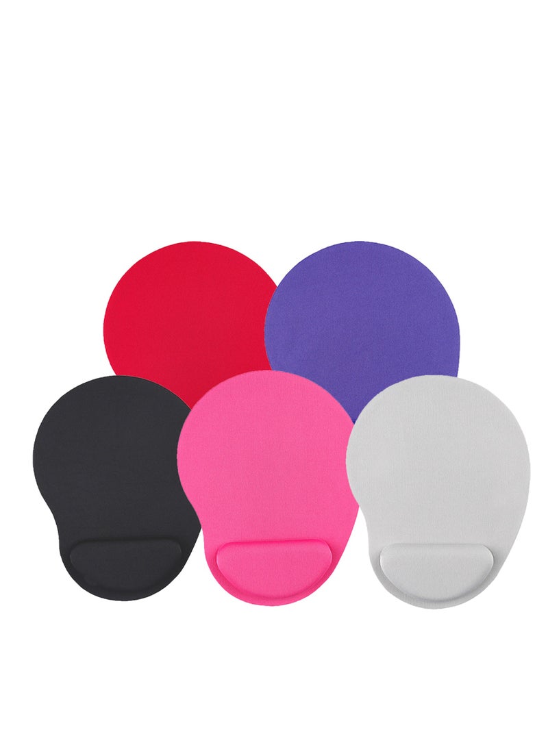 Ergonomic Mouse Pad with Wrist Support Gel Mouse Pad with Wrist Rest, Portable Comfortable Mousepad for Computer & Laptop & Office（Purple） - Image 4