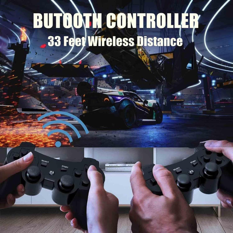 وحدة تحكم Sefitopher للتحكم اللاسلكي في PS3 متوافقة مع لوحة ألعاب Bluetooth الخاصة بـ Playstation 3 مع خاصية Double Shock، وكابل شحن. - Image 5